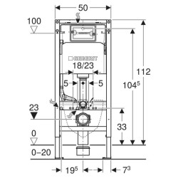 Інсталяційна система Duofix Geberit для кнопок DELTA (458.103.00.2)