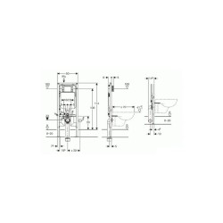 Інсталяція DUOFIX (8 см) для кнопок SIGMA (111.796.00.1)