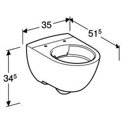 Інсталяція Duofix 458.103.00.2+чаша унітаза Modo Rimfree з сидінням Click2Clean 502.939.00.1 Geberit (458.103.00.2+502.939.00.1)