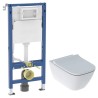 Інсталяція Duofix 458.103.00.2+чаша унітаза Smyle Square Rimfree 500.683.00.2 Geberit (458.103.00.2+500.683.00.1)