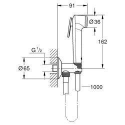 Набір гігієнічний TEMPESTA-F TRIGGER SPRAY 30  GROHE 26358000