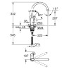 Змішувач GROHE BAULOOP кухня  31368001